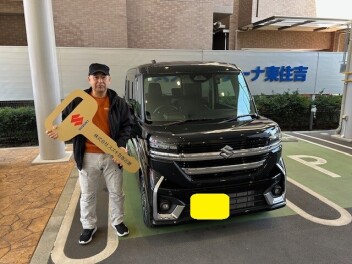 スペーシアカスタム納車しました！！